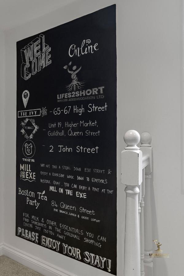 Luxe Courtyard Apartment For 4 Near Exeter City Centre Esterno foto